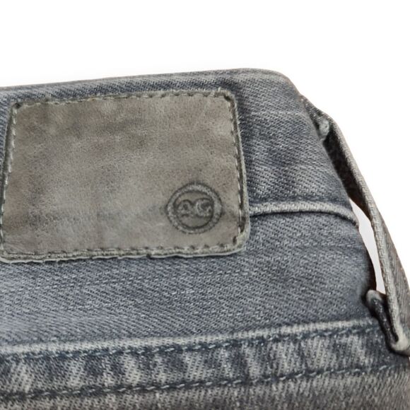 AG Adriano Goldschmied The Nikki Relaxed Skinny Grey Distressed US 24 - Picture 9 of 13